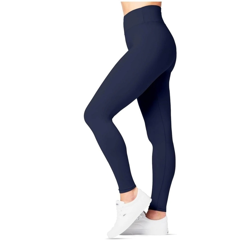 Satina High Waisted Stretch Leggings Navy Blue Women's One Size Small-Large NWT